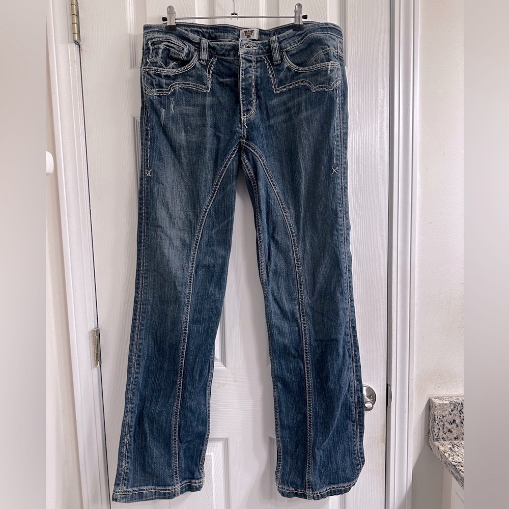 Antik Denim Y2K Blue Boot Cut Jeans Classic Style